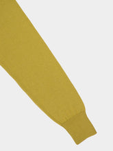 Ami Paris Mustard Wool Crew Neck Sweater