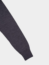 Ami Paris Grey Ami de Coeur-Embroidered Sweater