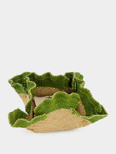 Johanna Ortiz Mushroom Mandala Small Green Bread Basket