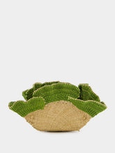 Johanna Ortiz Mushroom Mandala Small Green Bread Basket