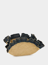 Johanna Ortiz Mushroom Mandala Blue Bread Basket