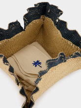 Johanna Ortiz Mushroom Mandala Blue Bread Basket