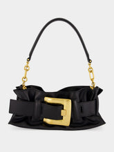 Balmain Black Mini Anthem Smooth Leather Bag