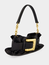 Balmain Black Mini Anthem Smooth Leather Bag