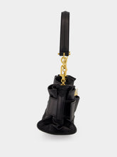 Balmain Black Mini Anthem Smooth Leather Bag