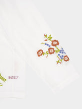 Baziszt White Hocha Long-Sleeved Cotton Shirt