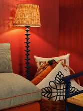 House of Capricorn Freixo Blue Wood Floor Lamp Base