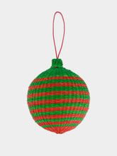 Coro Cora Green and Red Christmas Ball Ornament