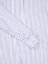 Tom Ford Light Blue and White Striped Cotton Shirt