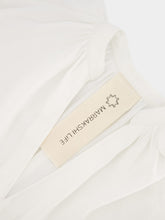 Marrakshi Life Solid White The Touareg Cotton V-Neck Maxi Dress
