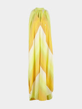 Marrakshi Life Stripe 38 The Halter Neck Cotton Dress