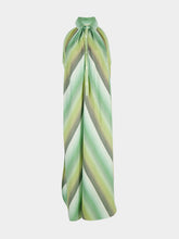 Marrakshi Life Stripe 26 The Halter Neck Cotton Dress