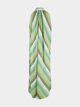 Marrakshi Life Stripe 26 The Halter Neck Cotton Dress