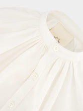 Marrakshi Life White Touarreg Cotton Balloon Sleeve Tunic