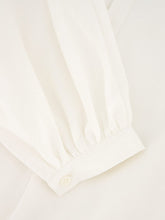 Marrakshi Life White Touarreg Cotton Balloon Sleeve Tunic