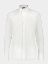 Tom Ford White Slim Fit Poplin Shirt