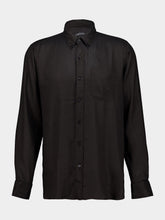 Tom Ford Black Slim-Fit Lyocell Shirt