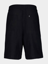 Elasticated Waist Black Bermuda Shorts | PDP - Fashion Clinic