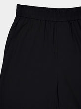 Elasticated Waist Black Bermuda Shorts | PDP - Fashion Clinic