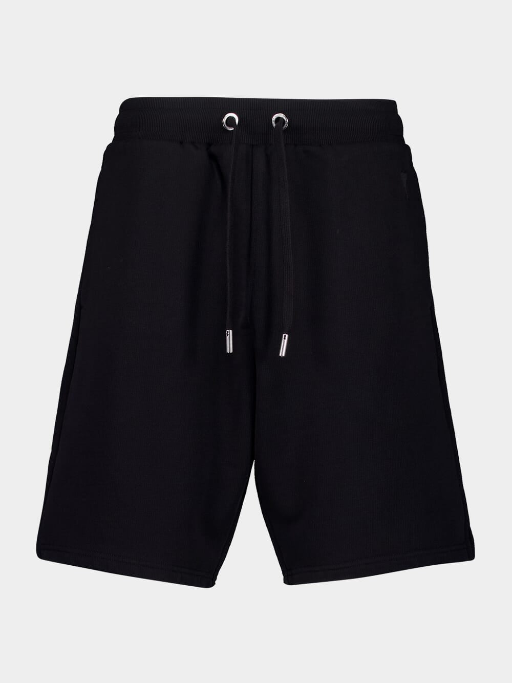 Black Dye Heavy Loopback Shorts