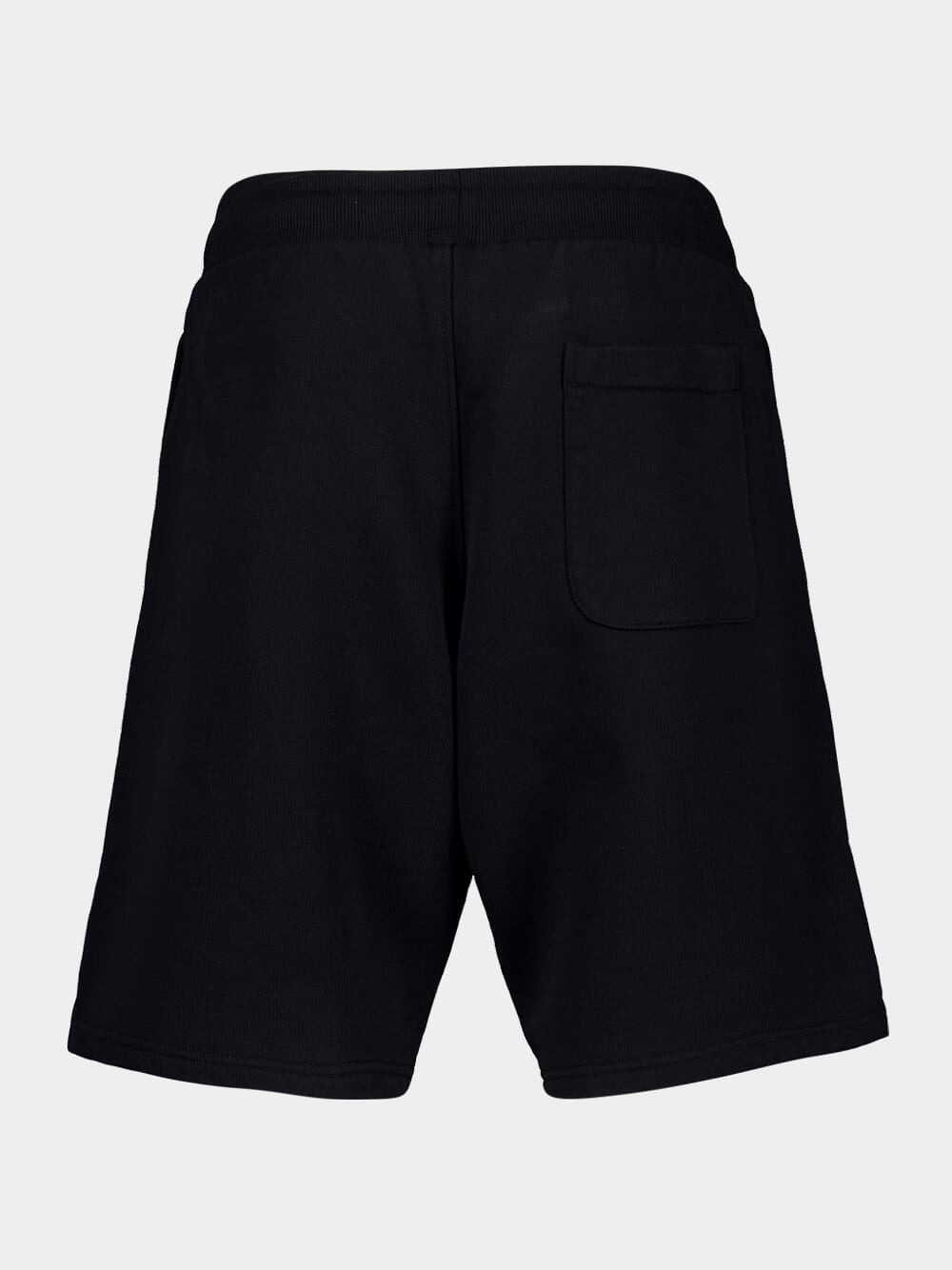 Black Dye Heavy Loopback Shorts