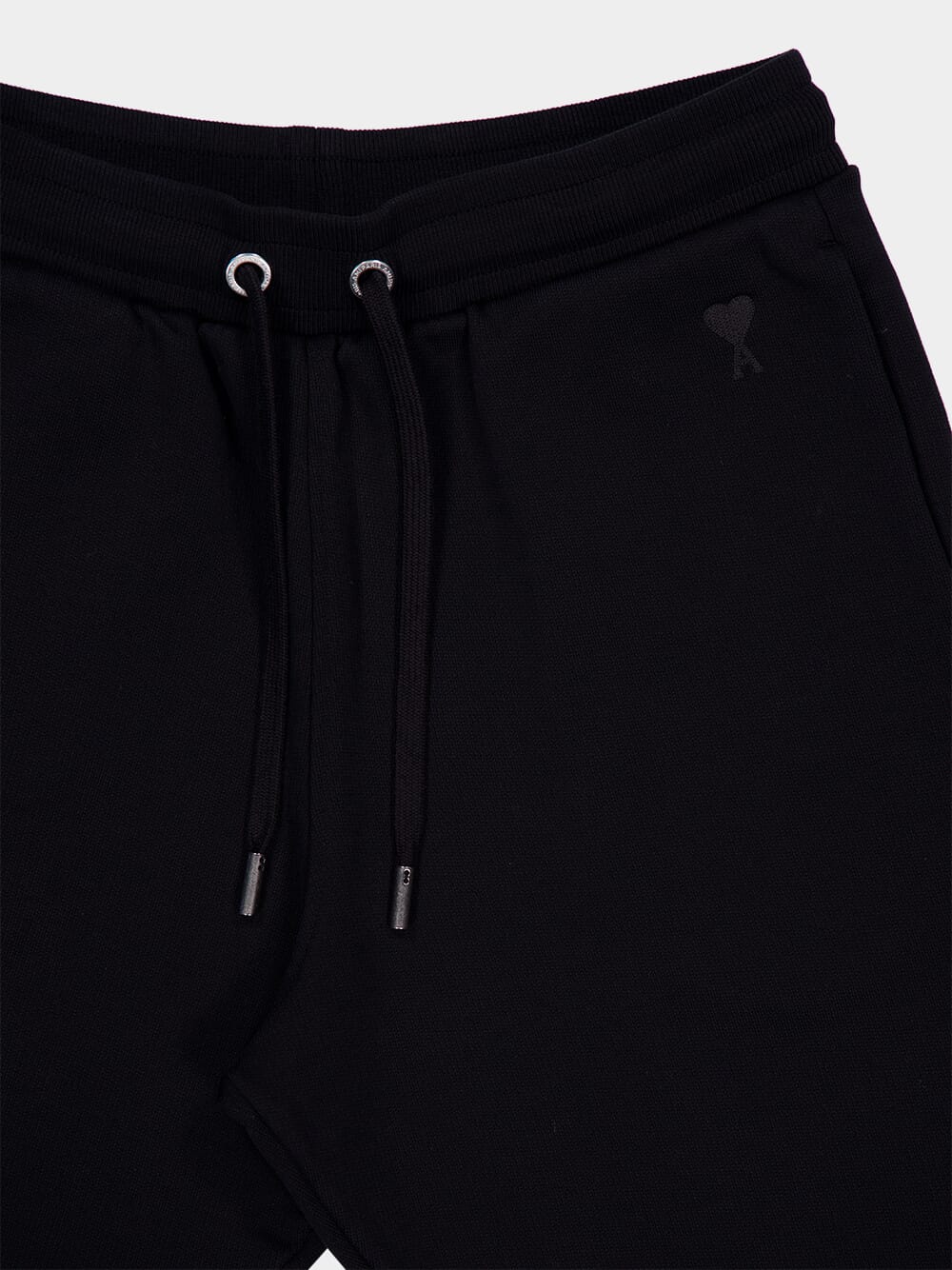 Black Dye Heavy Loopback Shorts