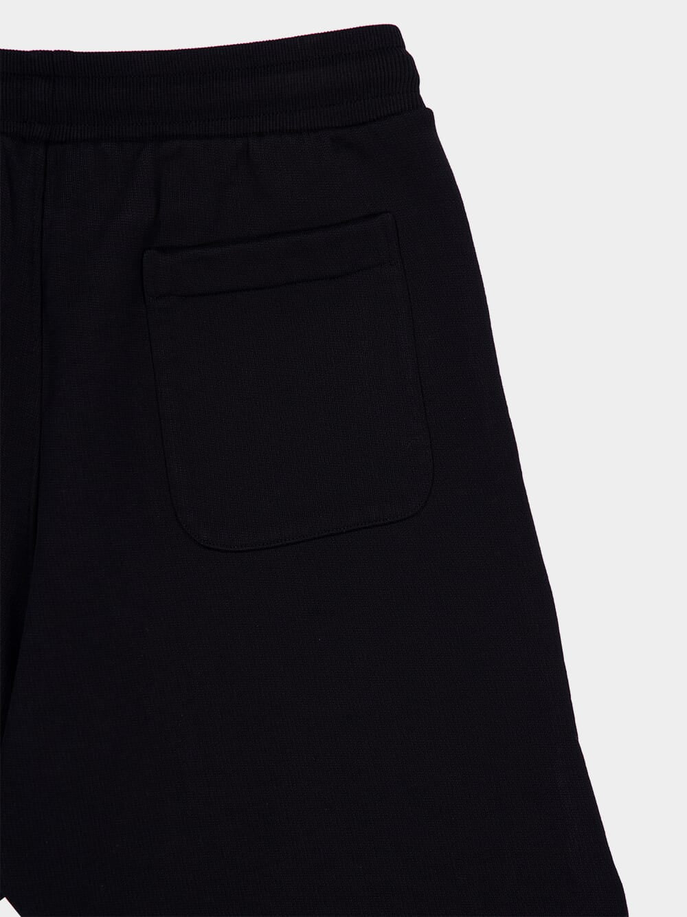 Black Dye Heavy Loopback Shorts