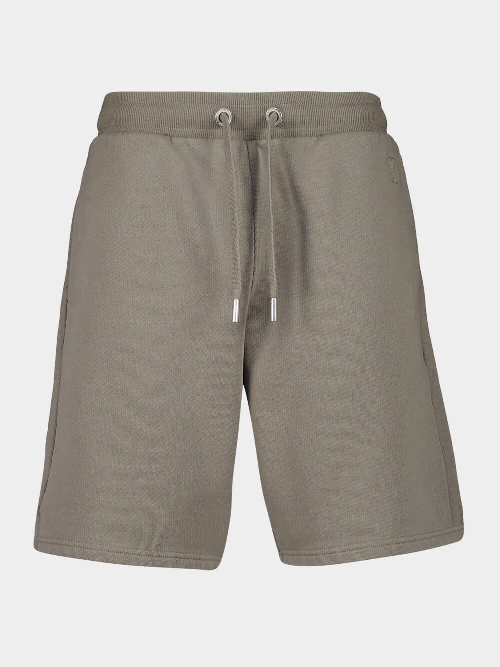 Grey Heavy Loopback Cotton Shorts