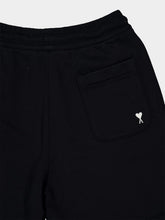 Ami Paris Black Ami De Coeur Cotton Shorts