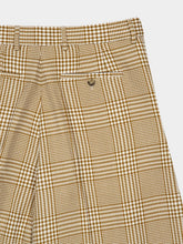Ami Paris Caramel Prince of Wales Wool Shorts