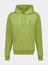Ami Paris Matcha Green Ami de Coeur Hooded Sweatshirt