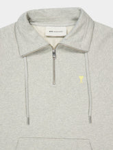 Ami Paris Grey Cotton Ami De Coeur Sweatshirt