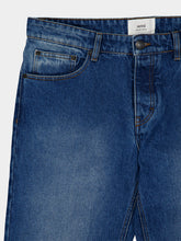 Ami Paris Blue Cotton Large Fit Jeans
