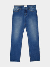 Ami Paris Blue Cotton Large Fit Jeans
