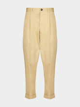 Ami Paris Sand Carrot Fit Cotton Trousers