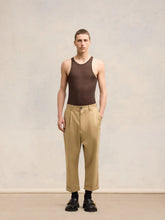 Ami Paris Sand Carrot Fit Cotton Trousers