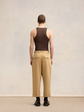 Ami Paris Sand Carrot Fit Cotton Trousers