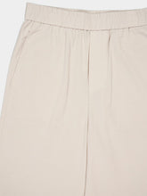 Ami Paris Wide Leg Crepe Trousers