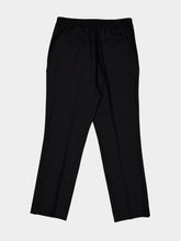 Ami Paris Black Wool Elasticated Waist Trousers