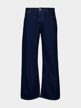 Ami Paris Blue Large Fit Raw Denim Jeans