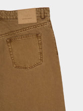 Ami Paris Hazelnut Cotton Wide-Leg Jeans