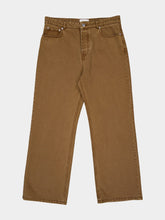 Ami Paris Hazelnut Cotton Wide-Leg Jeans