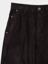 Ami Paris Anthracite Cotton Corduroy Large Fit Trousers