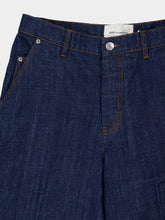 Ami Paris Blue Cotton Balloon Fit Jeans