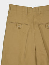 Ami Paris Mastic Beige Carrot-Fit Trousers