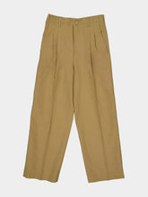 Ami Paris Mastic Beige Carrot-Fit Trousers