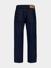 Ami Paris Used Blue Parisian Fit Cotton Jeans