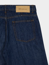 Ami Paris Used Blue Parisian Fit Cotton Jeans