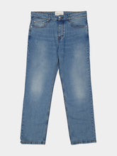 Ami Paris Used Blue Classic-Fit Cotton Jeans