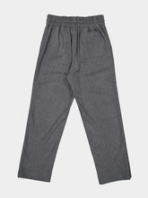 Ami Paris Grey Elasticated-Waist Wool Gabardine Trousers